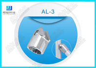45 Derajat Konektor pipa aluminium fleksibel Die casting AL -3 Anodizing Silver