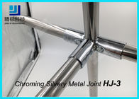 T Shaping Vertical Metal Joint Chroming Connector Untuk Tahap Industri HJ-3D