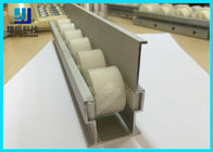 Untuk Conveyors 40B Roller Track Placon 40 mm Lebar Aluminium Alloy Flange Frame