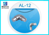 AL-12 Sandblasting Internal Connector Aluminium Weld Pipe Fittings 90 Derajat Inner Joint