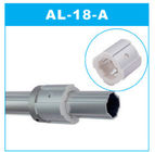 Andoic Oxidation Surface Aluminium Tubing Joints AL-18-A Konektor Luar Anodizing Perak