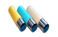 Antirust Fleksibel Plastik Coated Steel Pipe Untuk Pipe Rack Dengan Dingin roll pipa besi