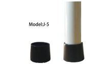 Plastik dilapisi komposit rak pipa Fitting / PP hitam tube bawah Cap
