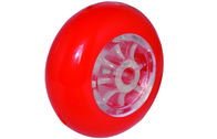 Transparan / Red / Yellow Penggantian Caster Roda Dengan Plastik Brake