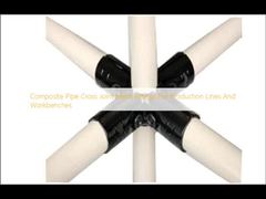 Composite Pipe Cross Joint Metal Fittings For Production Lines And Workbenches