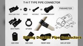 Konektor Pipa Industri Tugas Berat untuk Rak DIY