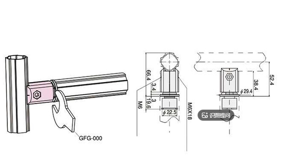 Durable Aluminum Tubing Joints with 360 Degree Rotating Bearing Parts for Easy Assembly and Long Lasting Performance