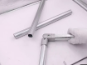 Silver Anodized Aluminum Tubing Joints AL30 Die Casting Pipe Connectors Offering High Strength and Corrosion Resistance for Industrial