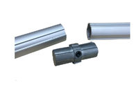 Gelap Gray Zine - paduan logam Pipa Konektor Aluminium Tube Fittings
