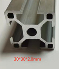 Profil Ekstrusi Aluminium Multi Fungsional 30mmx30mm Paduan Aluminium Persegi 6063
