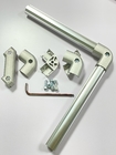 Konektor Tabung Aluminium Industri Sambungan Siku Fleksibel ADC-12 Material AL-2