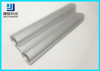 1.7mm Tebal Aluminium Round Pipe Sliver White AL-2817 4m / Bar Alumite Treatment
