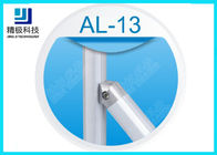 Satu Sisi 45 Derajat Konektor Dalam Aluminium Pipa Tembaga Anodizing Perak AL-13
