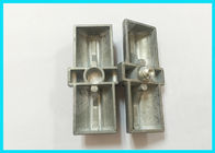 180 Derajat Konektor Aluminium Dalam Pipa AL-14 Sisi Ganda Permukaan Oksidasi Andoic