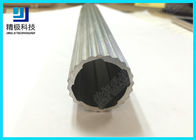Gulir Batang Aluminium Alloy Pipe Seolah-olah keperak-keperakan Laciness OD 29mm AL-R