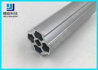 6063-T5 Plum Blossom Tubing Aluminium Alloy Pipe Silvery Oksidasi Pipa Bunga AL-M