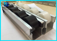 Aluminium Roller Track Flow Rail Roller Gravity Conveyor Dengan PE Roller 40A