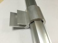 Silvery ADC-12 Aluminium Tubing Sendi Untuk Meja Kerja / Lini Produksi