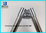 Gloss tinggi Reusable Chrome Pipe Konektor / Bersama Untuk Stainless Pipa HJ-14D