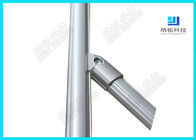 Die Casting Aluminium Tubing Sendi AL -3 Konektor Fleksibel 45 Derajat Perak Anodizing
