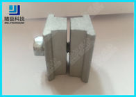 Sambungan Tubing Aluminium Konektor Ganda Aluminium 6063-T5 Jenis Keperakan AL-6A Umur Panjang