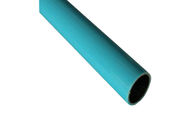 Biru Lean PE fleksibel dilapisi pipa baja dan tabung bulat ketebalan 2mm / 1.5mm