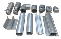 Pipa Aluminium Pipa Tube Fleksibel Pemasangan Konektor Ebow untuk Rak Pipa Industial