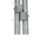 Rotary Aluminium Tubing Joints AL-64 Silver White Untuk Pintu Jendela