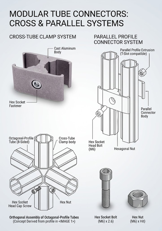 High Strength Aluminum Tubing Joints Providing Excellent Load Bearing Capacity and Stability in Structural Applications