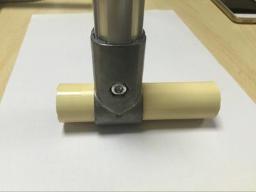 Sendi Tabung Aluminium Perak Anodizing Die Casting AL-30 Untuk Bangku Kerja