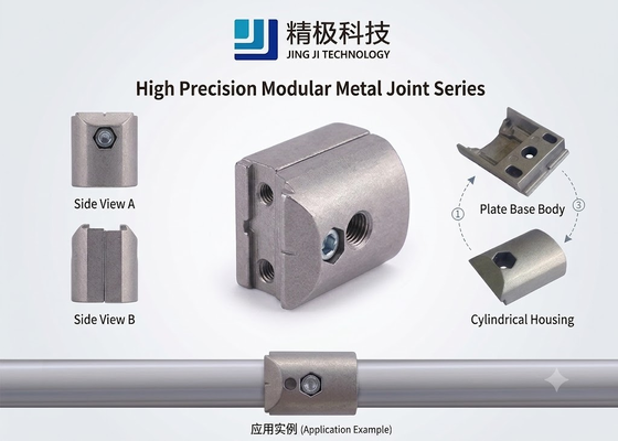High Strength Aluminium Tubing Joint 90 Degree Elbow Connector Menggunakan Teknologi Die Casting