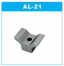Sambungan Pipa Aluminium Putih Perak ISO Die Casting AL-21