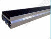 Roda Hitam 4000mm / Bar 50A Track Roller Tugas Berat Untuk Rak Troli FIFO SGS