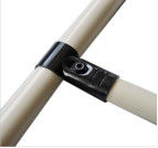 2.5mm SPCC Steel Reusable Metal Pipe Connector dengan Electrophoresis Surface Treatment