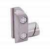 Claw Head Sliver White Alloy Aluminium Tube Joints Untuk Menghubungkan Dua Pipa