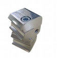 ADC-12 Alloy Anodic Oxidation Aluminium Pipe Joints Konektor Praktis